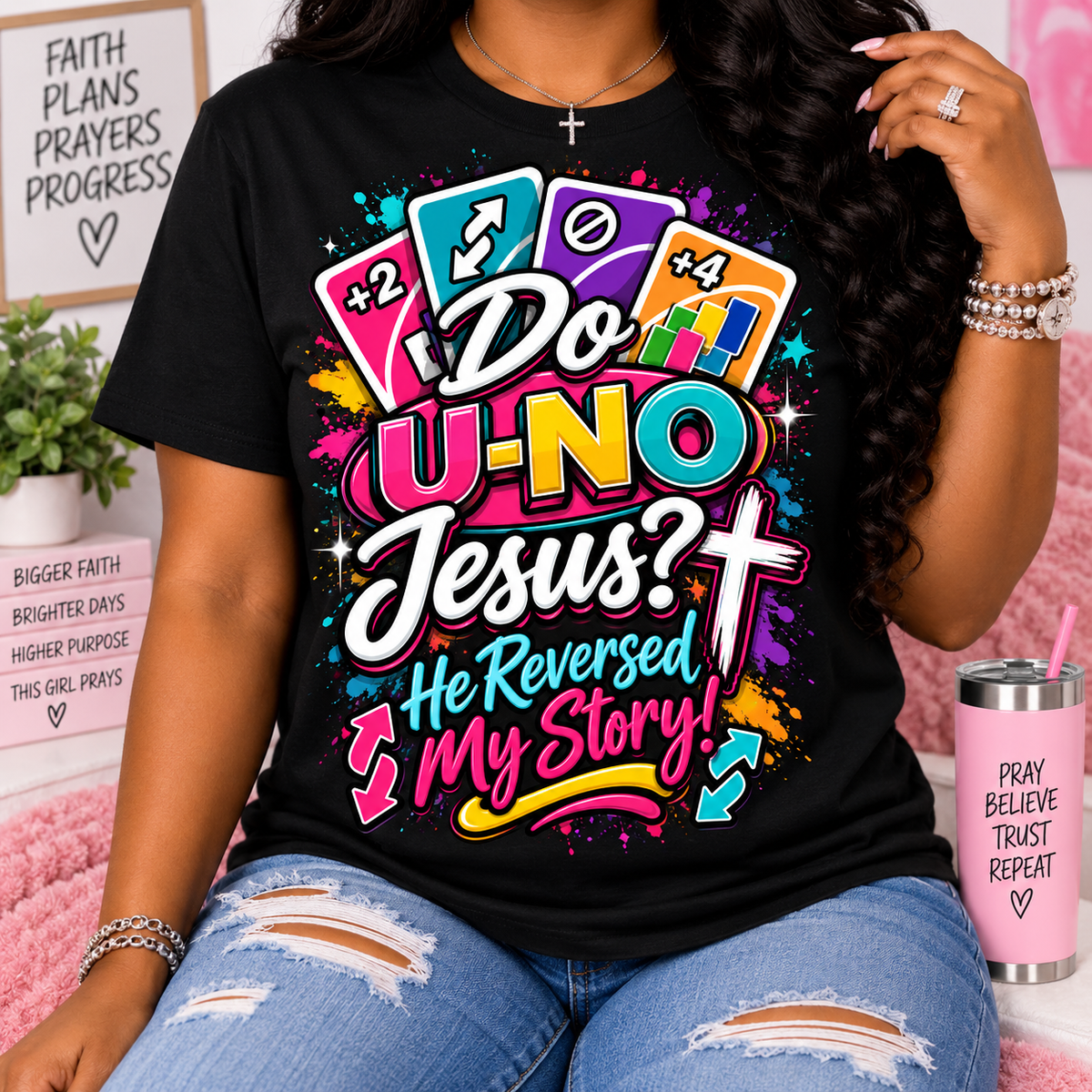 Do U-NO Jesus? — He Reversed My Story! T-Shirt
