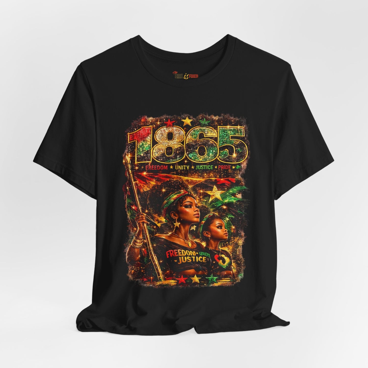 1865 Freedom Unity Justice Pride Women's Tee | Juneteenth Mother & Daughter Graphic T-Shirt