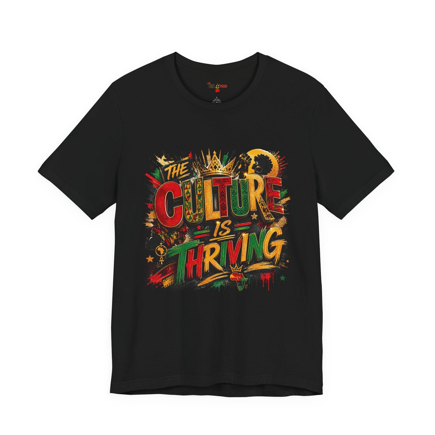 Youth Tee — "The Culture Is Thriving" Colorful Urban Graphic