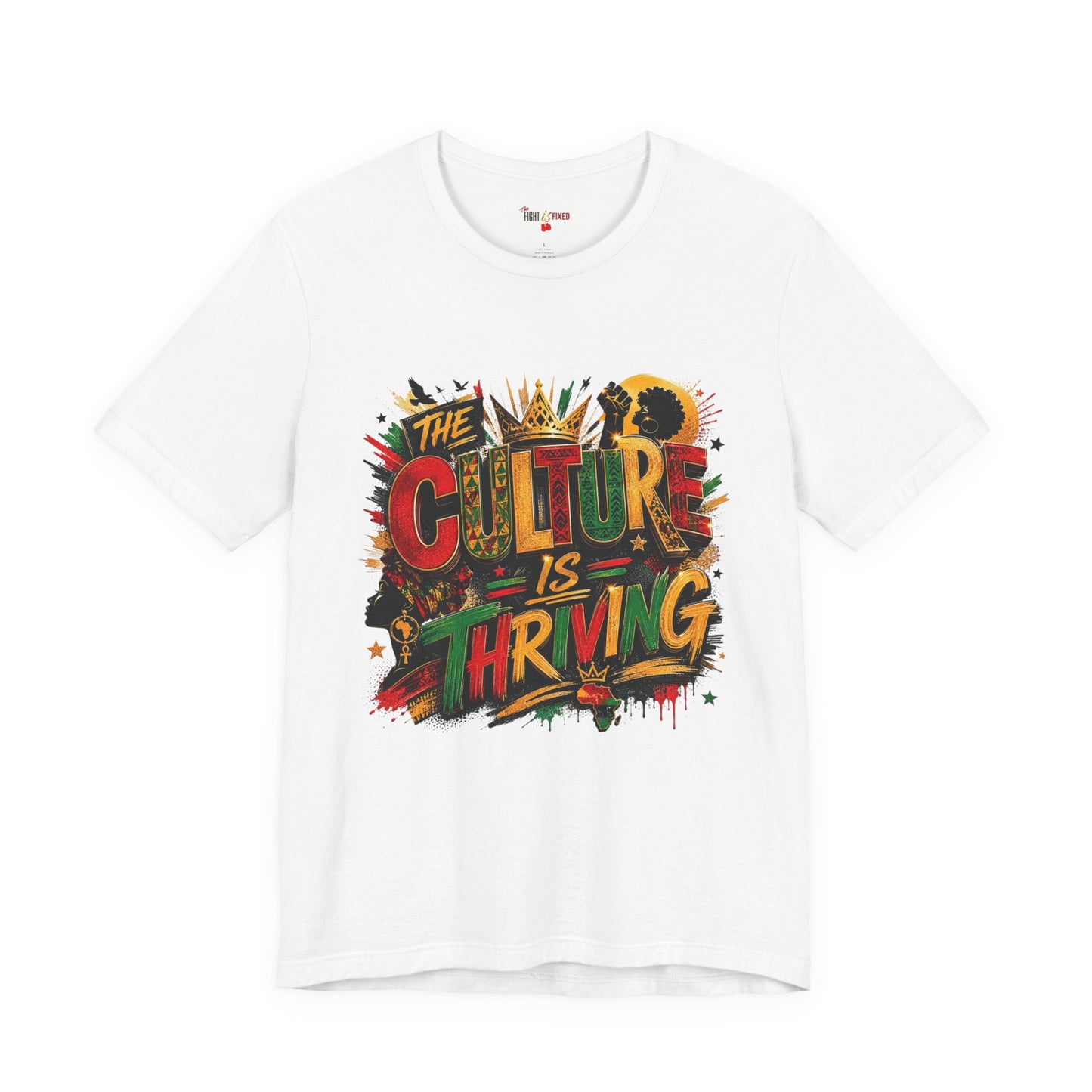 Youth Tee — "The Culture Is Thriving" Colorful Urban Graphic
