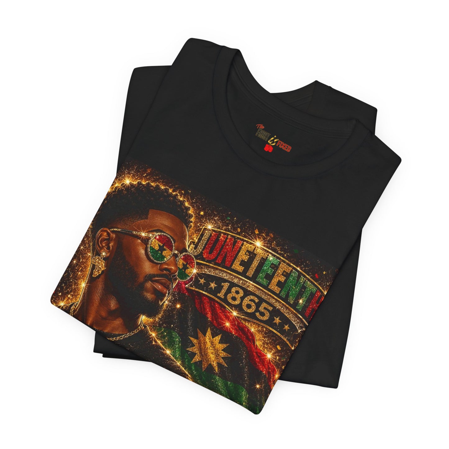 Juneteenth 1865 Black History Pride Adult Tee | Freedom Unity Justice Graphic T-Shirt
