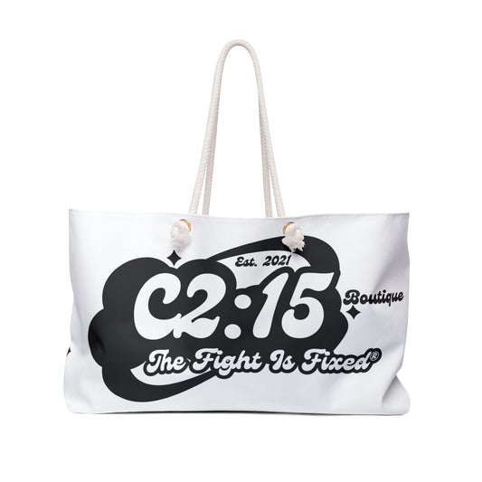 C2:15 Boutique Weekender Bag | The Fight Is Fixed® Tote
