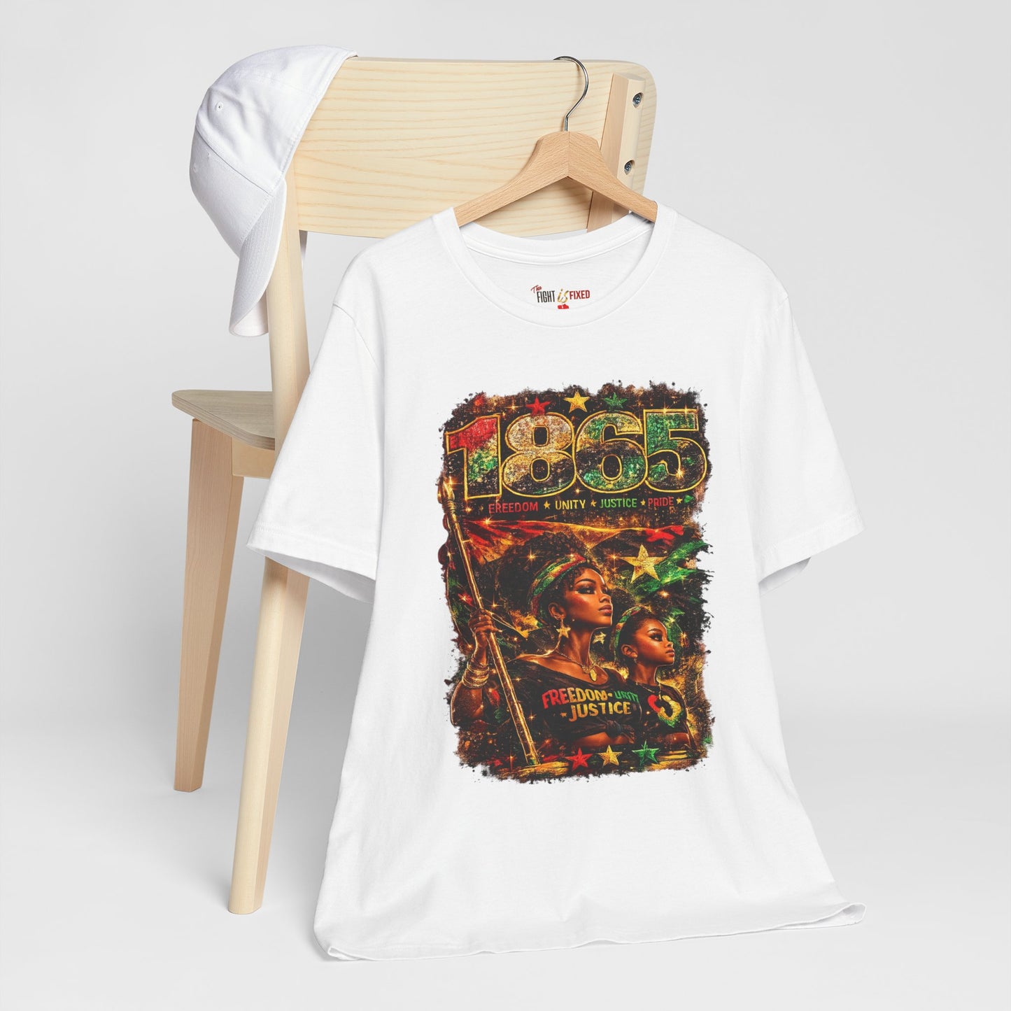 1865 Freedom Unity Justice Pride Women's Tee | Juneteenth Mother & Daughter Graphic T-Shirt
