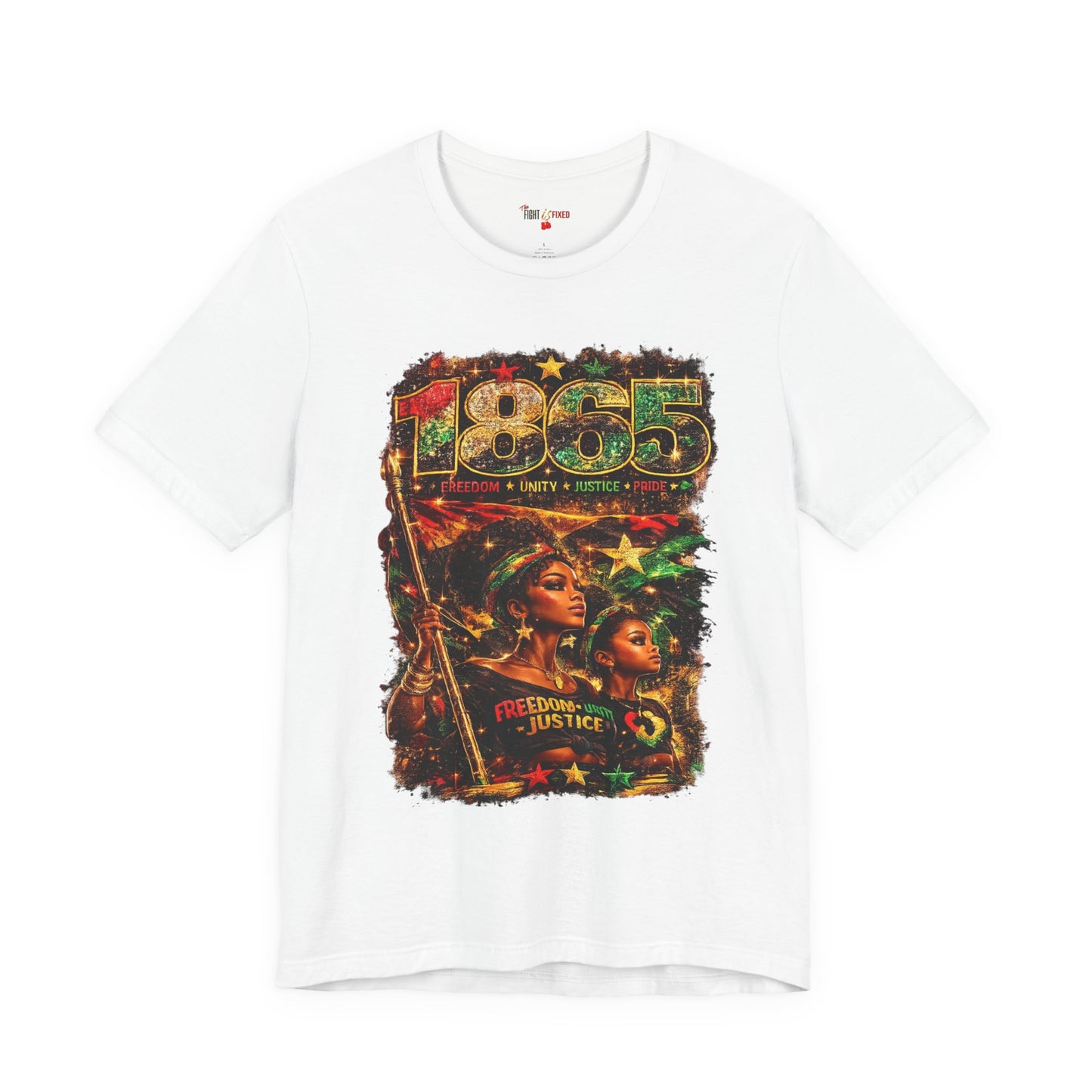 1865 Freedom Unity Justice Pride Women's Tee | Juneteenth Mother & Daughter Graphic T-Shirt