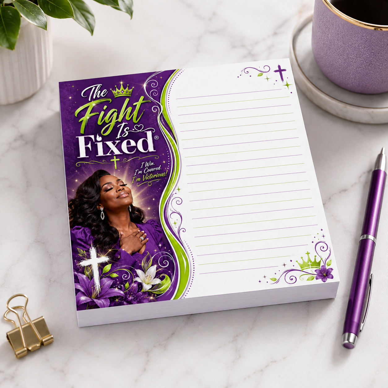 The Fight Is Fixed® Notepad Collection (PRE-ORDERS ACCEPTED)