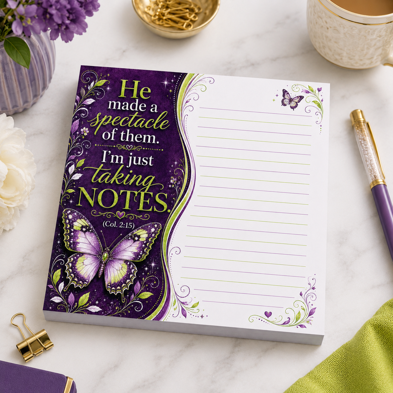 The Fight Is Fixed® Notepad Collection (PRE-ORDERS ACCEPTED)