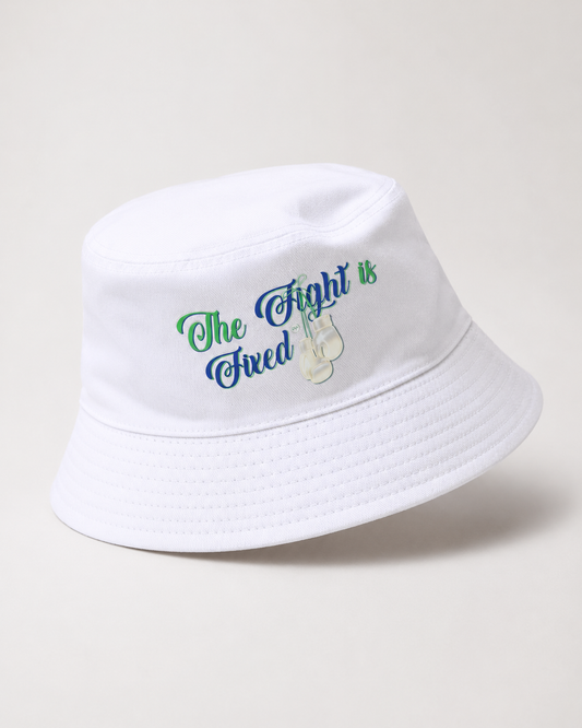 Bucket Hats - Boxing Gloves (Lime Green & Purple) - The Fight Is Fixed®