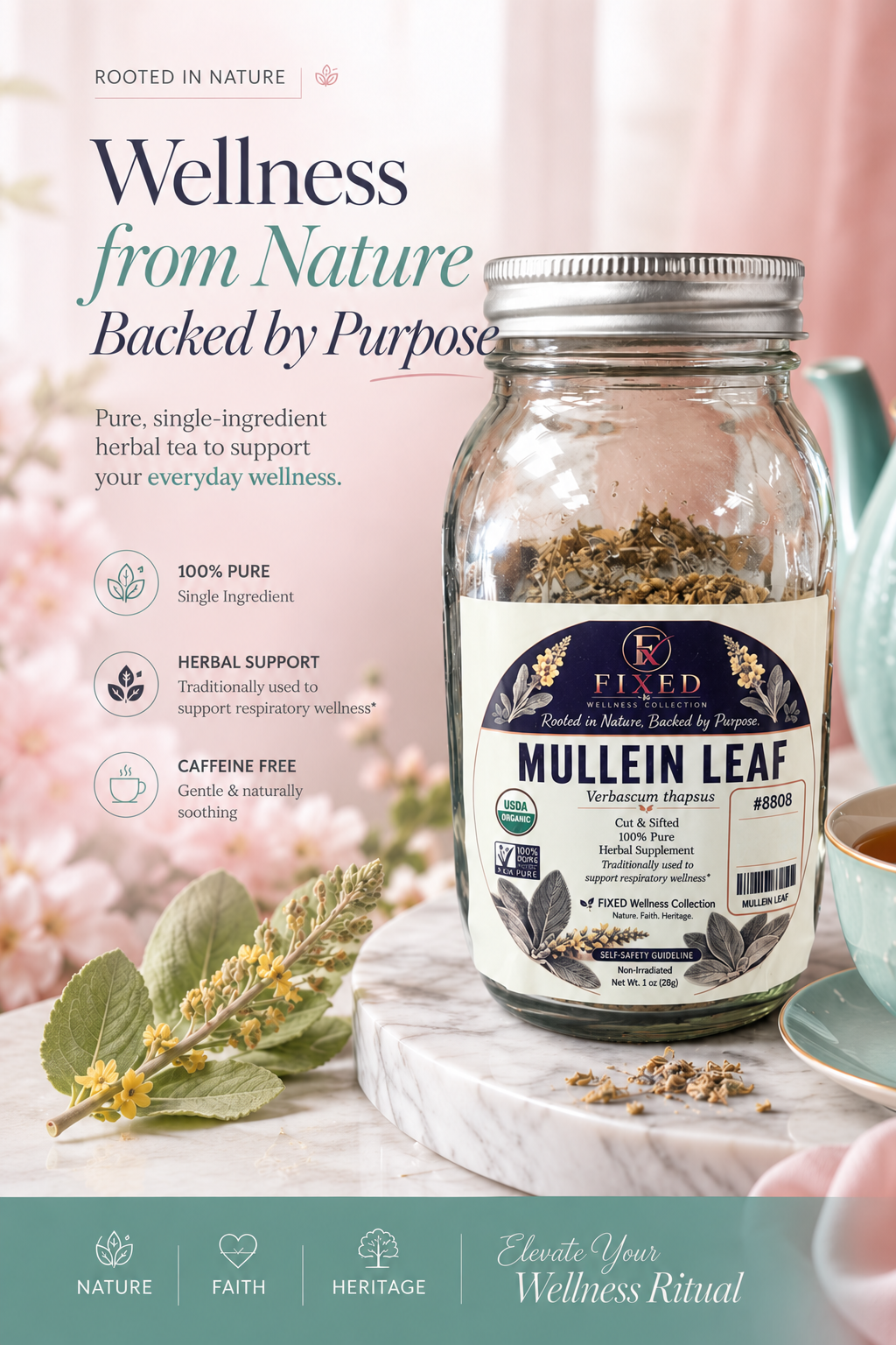 Mullein Leaf Organic Loose