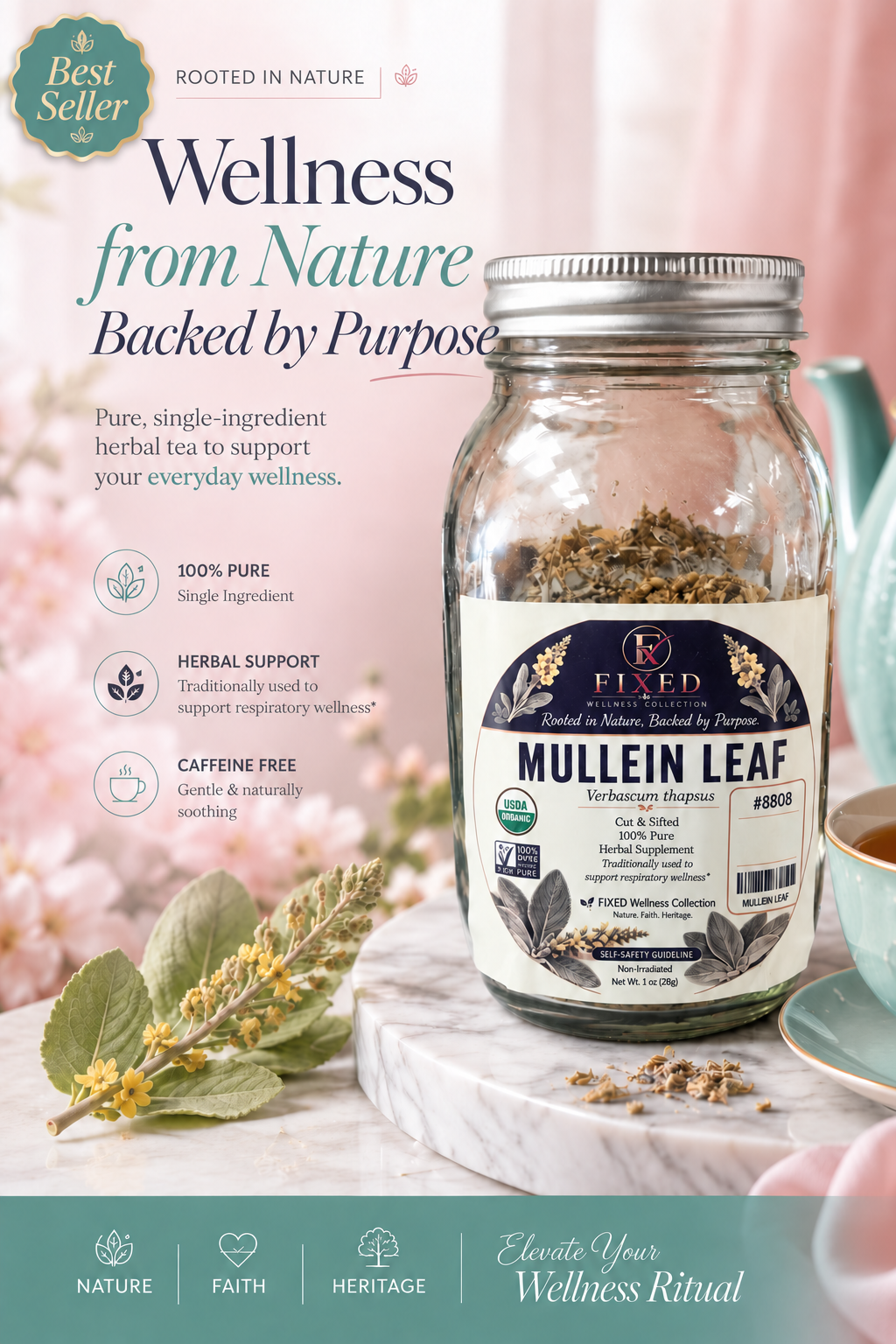 Mullein Leaf Organic Loose